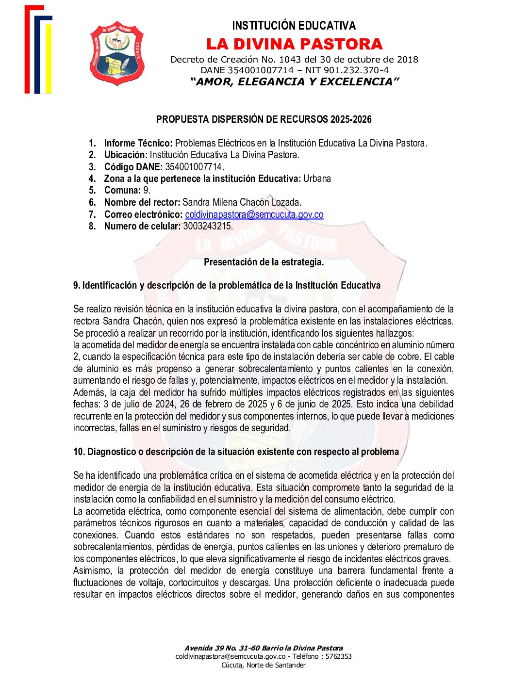 INVITACIÓN A PRESENTAR OFERTAS – PROPUESTA DISPERSIÓN DE RECURSOS 2025-2026